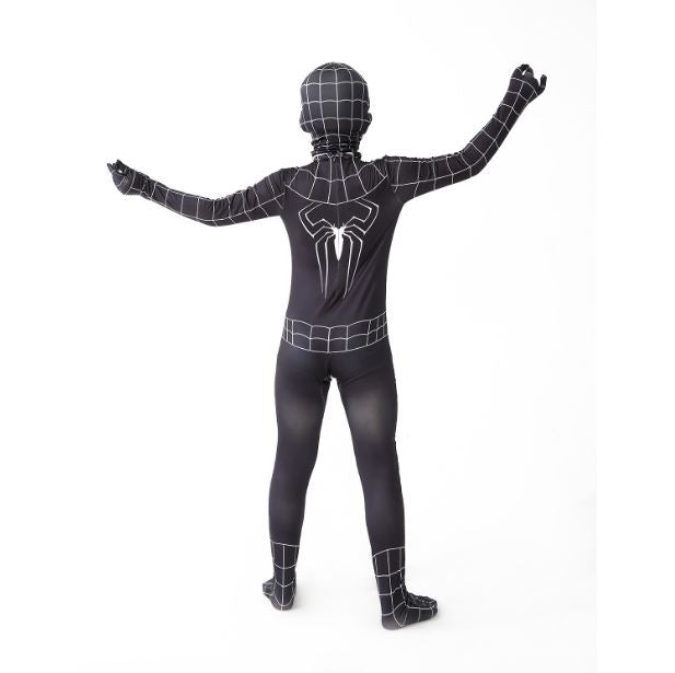 Costume Spiderman Noir Enfant